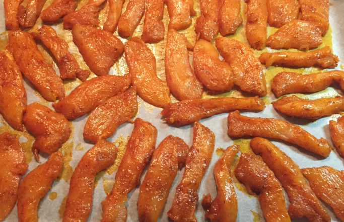 Poulet aus dem Backofen