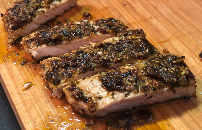 Schweinsnierstück mit BBQ-Rub